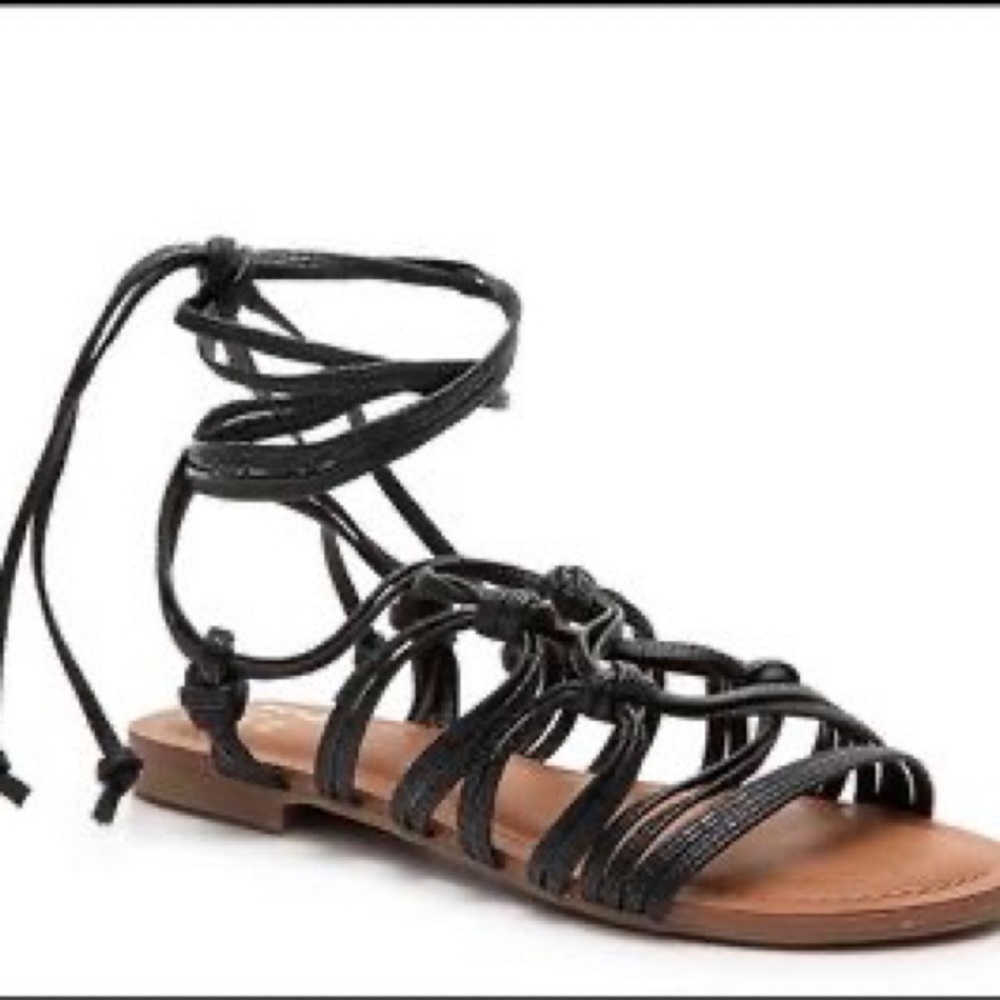 Black Mix. No 6 Lace-up Sandals